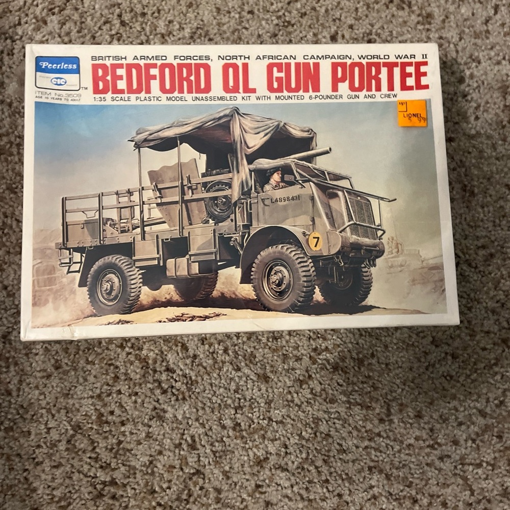 Peerless 3509 Bedford QL Gun Portee Brand New Factory Sealed